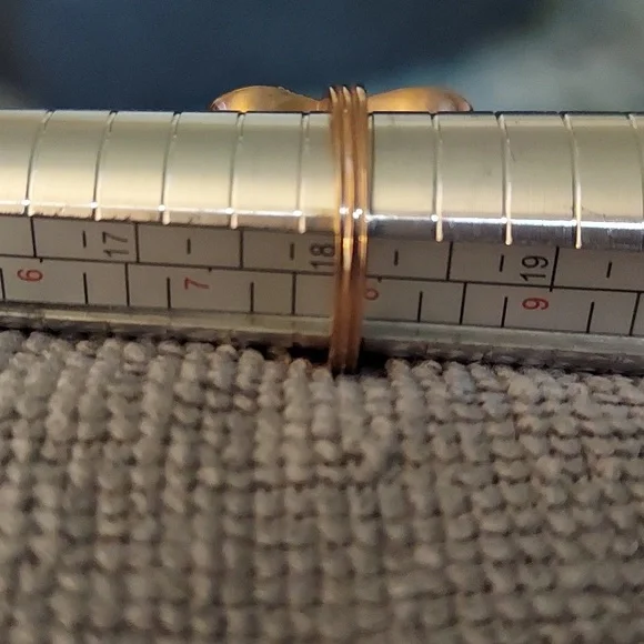 Vintage Rose GOS 925 Purple Cabachon & CZ Embellishments Cocktail Ring, sz 8,GC. - Picture 10 of 10